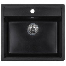 Мойка кухонная Zerix ZS-5751S-03 Черная (ZX4596)