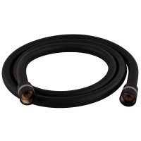 Шланг для душу Zerix Black.F03 150 см силіконовий (колір чорний) (ZX5566)