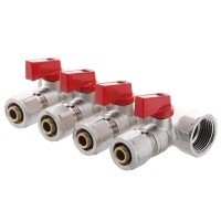 Коллектор с шаровыми кранами и фитингом Koer KR.1125-4 - 3/4”x4 Ways (KR2837) Коллектор с шаровыми кранами и фитингом Koer KR.1125-4 - 3/4”x4 Ways (KR2837)