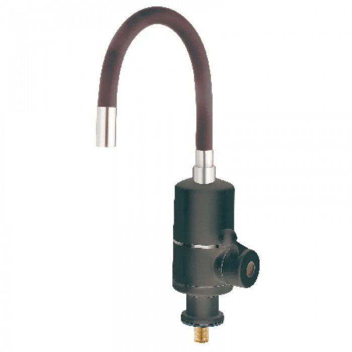 Проточный водонагреватель Zerix ELW06-F Black с силиконовым изливом (ZX5032)