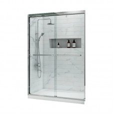 Двері в нішу Koer SR SD03-140x200-TR-01 прозоре скло Easy Clean 8мм, хром (KR5385)