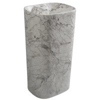 Раковина моноблок MIXXUS PREMIUM DIVERSE-1101 MARBLE 460х380х840mm з отвором під змішувач та переливом (MP6575)