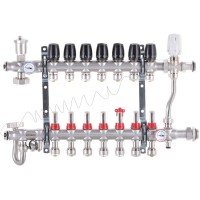 Колектор з вбудованим змішув. вузлом Koer KR.S1013-7 1 "х7 SUS304 і євроконус 3 / 4-16 (KR2950) Колектор з вбудованим змішув. вузлом Koer KR.S1013-7 1 "х7 SUS304 і євроконус 3 / 4-16 (KR2950)