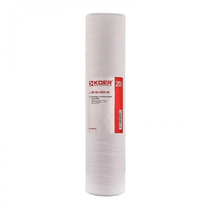 Картридж из полипропиленовой нити Koer KV.5220 PP20 4,5"x20" (KR4780)