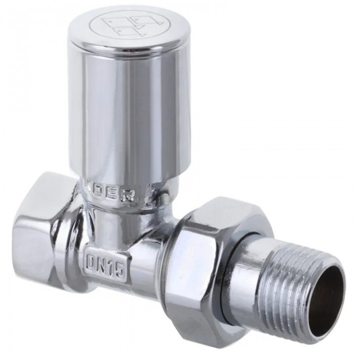 Кран для рушникосушки прямий Koer KR.532 - 1/2" (Ціна за 1 шт.) (KR3074) Кран для рушникосушки прямий Koer KR.532 - 1/2" (Ціна за 1 шт.) (KR3074)