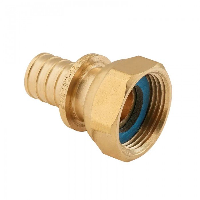 Перехідник з накидною гайкою під плоске ущільнення Koer KA.A08F-20S - 20(2.8mm) x 3/4"F (KR4867) Перехідник з накидною гайкою під плоске ущільнення Koer KA.A08F-20S - 20(2.8mm) x 3/4"F (KR4867)