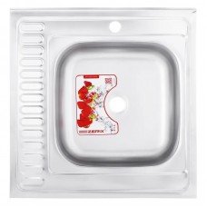 Мийка кухонна Zerix Z6060R-06-160E (Satin) (ZM0577)