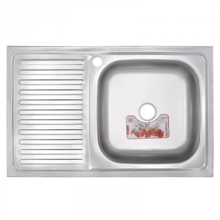 Мойка кухонная Zerix Z8050R-08-180E (Satin) (ZS0600) Мойка кухонная Zerix Z8050R-08-180E (Satin) (ZS0600)