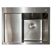 Мийка з нержавіючої сталі Mixxus MH6350R Nano-Silver (3.0/0.8) колір нержавійка (MI7046)