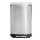 Відро для сміття з плавним закриттям овальне Mixxus Premium Strong-TC0120 SS Color 20л колір нержавій Відро для сміття з плавним закриттям овальне Mixxus Premium Strong-TC0120 SS Color 20л колір нержавій