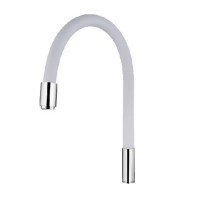 Вилив для змішувача гнучкий білий Mixxus Premium (MI0557) Вилив для змішувача гнучкий білий Mixxus Premium (MI0557)