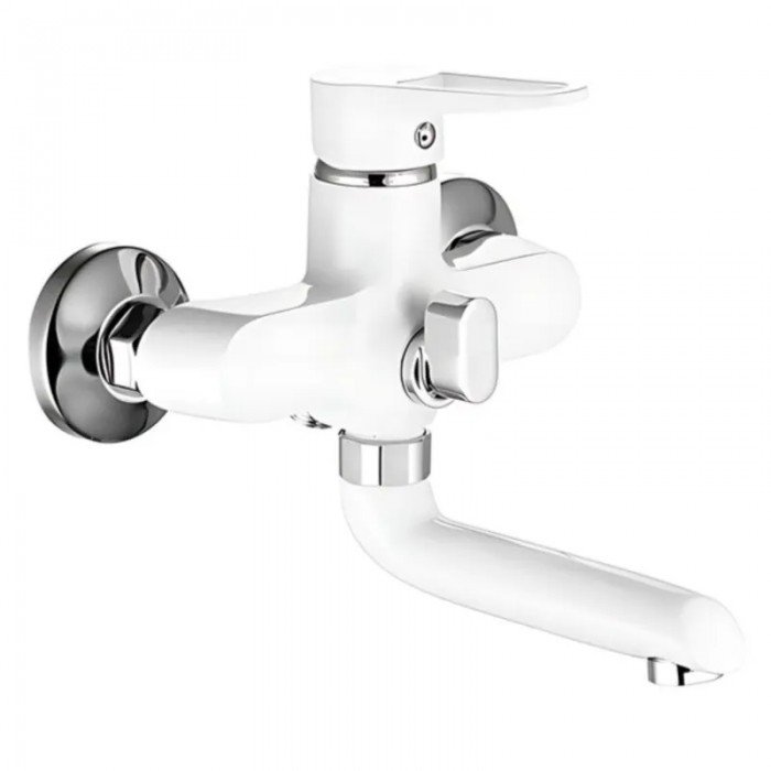 Смеситель для ванны Mixxus Elba 009 (EURO) WHITE (MI6586) Смеситель для ванны Mixxus Elba 009 (EURO) WHITE (MI6586)