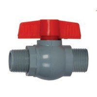 PLAMIX PVN-1/2" MM Кран кульовий PVC, ручка "метелик" (grey+red) (250 шт/ящ, 25 шт/пакет) PLAMIX PVN-1/2" MM Кран кульовий PVC, ручка "метелик" (grey+red) (250 шт/ящ, 25 шт/пакет)