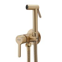 Смеситель для гигиенического душа Koer KB-23029-12 Цвет матовое золото (KR5504)