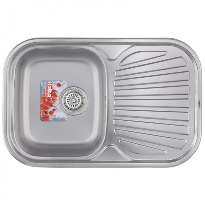 Мийка кухонна HAIBA 74x48 (satin) (HB0561) Мийка кухонна HAIBA 74x48 (satin) (HB0561)