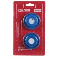 Комплект для полотенцесушителя Koer SET-05 - 1/2" (заглушка+кран Маевского) (Цв.белый) (KR3075) Комплект для полотенцесушителя Koer SET-05 - 1/2" (заглушка+кран Маевского) (Цв.белый) (KR3075)