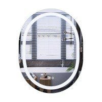 Дзеркало Mixxus Premium ELLIPSE MV05-80x60-Reverse з Led Touch, Anti-fog, димером (3-6,5kK) (MP6642)