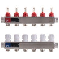 Колекторний блок з расxодомерамі Europroduct EP.S1110-06 1 "x6 (EP4982) Колекторний блок з расxодомерамі Europroduct EP.S1110-06 1 "x6 (EP4982)