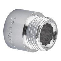 Удлинитель Europroduct EP.E015.Chr - 1/2"MF-15мм хром (EP6122)