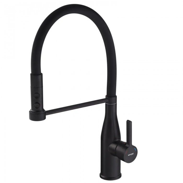 Смеситель для кухни Mixxus Premium Summer 017 BLACK REFL.BLACK (MI6961) Смеситель для кухни Mixxus Premium Summer 017 BLACK REFL.BLACK (MI6961)