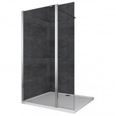 Душевая перегородка Koer SR SP03-120x200-TR-01 Walk-In прозрачное стекло Easy Clean 8мм, хром (KR53 Душевая перегородка Koer SR SP03-120x200-TR-01 Walk-In прозрачное стекло Easy Clean 8мм, хром (KR53