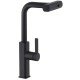 Смеситель для кухни с выдвижным изливом Mixxus Premium HAMMER 014 BLACK (MI6954)
