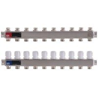 Коллекторный блок с термостат. клапанами Europroduct EP.S1100-10 1"x10 (EP4997) Коллекторный блок с термостат. клапанами Europroduct EP.S1100-10 1"x10 (EP4997)