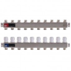 Коллекторный блок с термостат. клапанами Europroduct EP.S1100-10 1"x10 (EP4997)