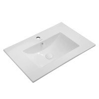 Раковина мебельная Mixxus Premium CUBIC-1502 710х460х170mm с отверстием под смеситель и переливом (