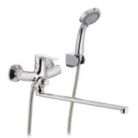Смеситель для ванны Mixxus Premium PUSH Chr-006 (перекл. кнопкой) (MI1665) Смеситель для ванны Mixxus Premium PUSH Chr-006 (перекл. кнопкой) (MI1665)