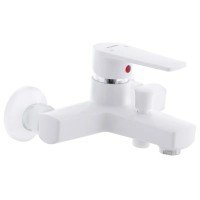Змішувач для ванни PLAMIX Leo-009 White (без шланга і лійки) (PM0555) Змішувач для ванни PLAMIX Leo-009 White (без шланга і лійки) (PM0555)