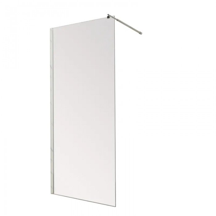 Душевая перегородка Mixxus Premium FLAT SP01-80x200-TR Chrome Walk-In прозрачное стекло 8мм (MI6849 Душевая перегородка Mixxus Premium FLAT SP01-80x200-TR Chrome Walk-In прозрачное стекло 8мм (MI6849