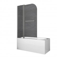 Шторки стеклянные на ванну Koer SR BS04-95x140-TR-07 прозрачное стекло 6мм, графит (KR5404) Шторки стеклянные на ванну Koer SR BS04-95x140-TR-07 прозрачное стекло 6мм, графит (KR5404)