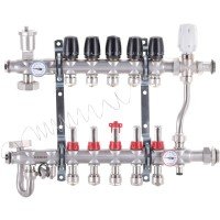 Коллектор со встроенным смесит. узлом Koer KR.S1013-5 1"х5 SUS304 и евроконусами 3/4-16 (KR2948) Коллектор со встроенным смесит. узлом Koer KR.S1013-5 1"х5 SUS304 и евроконусами 3/4-16 (KR2948)