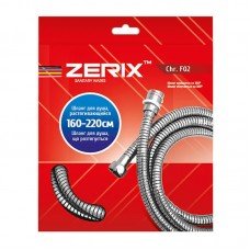 Шланг розтяжний Zerix Chr.F02 (160 см) з підшипником (ZX0113) Шланг розтяжний Zerix Chr.F02 (160 см) з підшипником (ZX0113)
