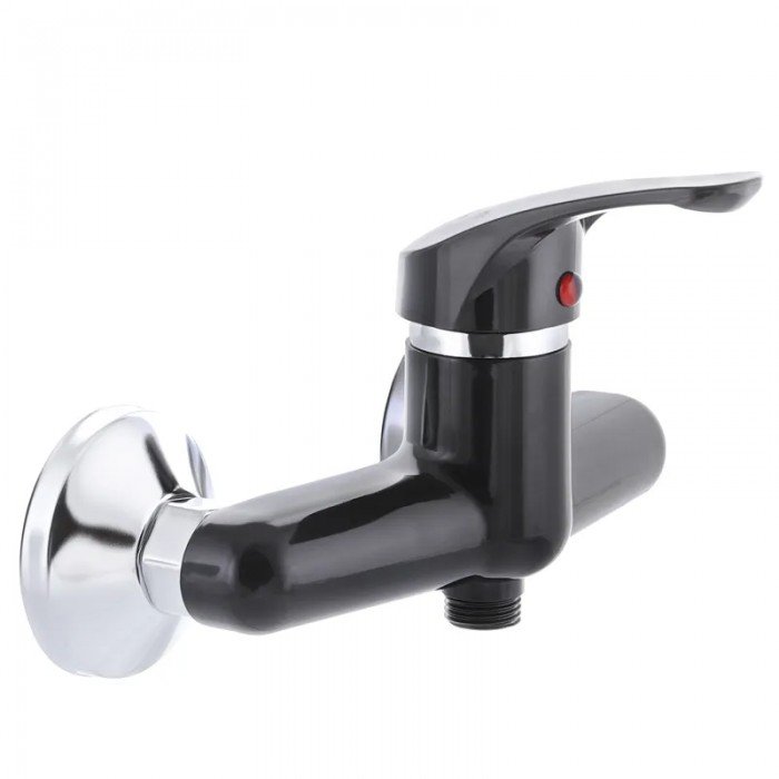 Змішувач для душа Plamix Afina-003 Чорний (без шланга і лійки) (PM0568) Змішувач для душа Plamix Afina-003 Чорний (без шланга і лійки) (PM0568)