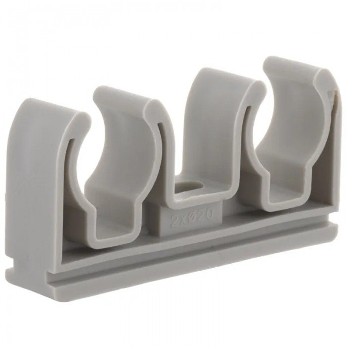 Двойное крепление для PPR трубы 20 Koer K0080.PRO (KP0096) Двойное крепление для PPR трубы 20 Koer K0080.PRO (KP0096)