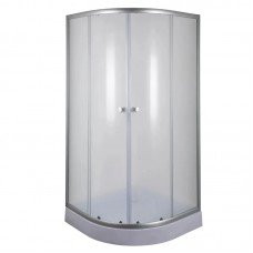 Душевая кабина с низким поддоном Mixxus PLAIN SCT02-100x100x195-FB SATIN матовое стекло 4мм (MI6897 Душевая кабина с низким поддоном Mixxus PLAIN SCT02-100x100x195-FB SATIN матовое стекло 4мм (MI6897