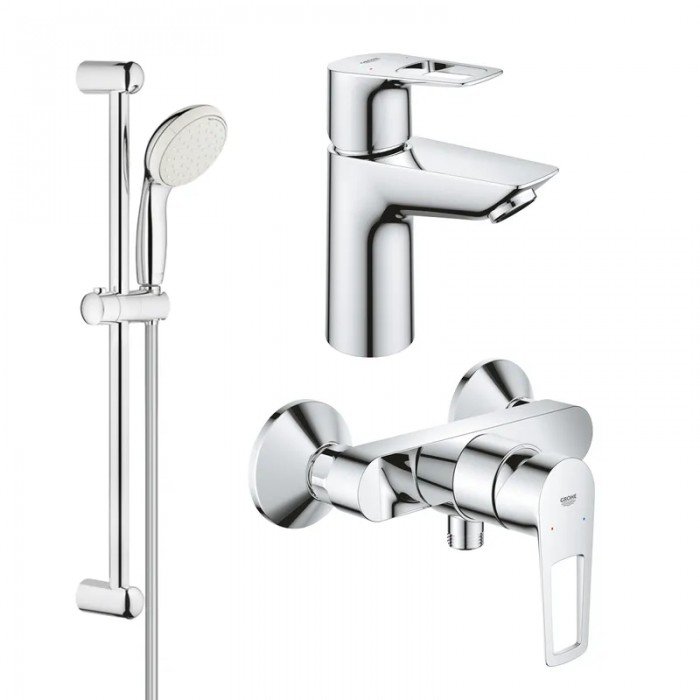 Комплект змішувачів для ванної кімнати Grohe BauLoop New (UA123220S0) Комплект змішувачів для ванної кімнати Grohe BauLoop New (UA123220S0)