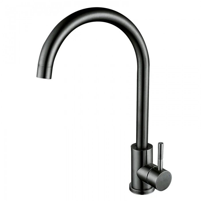 Змішувач для кухні Zerix LUX-011 Graphite з нерж. сталі SUS304 (колір графіт) (ZX4869) Змішувач для кухні Zerix LUX-011 Graphite з нерж. сталі SUS304 (колір графіт) (ZX4869)