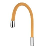 Силиконовый излив для смесителя оранжевый Mixxus Premium (MI0562)