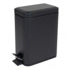 Відро для сміття з плавним закриттям прямокутне Zerix Sansa-TC0105 Black 5 л колір чорний (ZX5894) Відро для сміття з плавним закриттям прямокутне Zerix Sansa-TC0105 Black 5 л колір чорний (ZX5894)