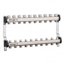 Колектор з термостатичними та запірними клапанами Roho R805-10 - 1"х 10 вих. (RO0064)