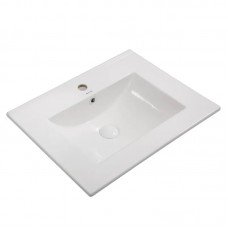 Раковина мебельная Mixxus Premium CUBIC-1501 610х460х170mm с отверстием под смеситель и переливом ( Раковина мебельная Mixxus Premium CUBIC-1501 610х460х170mm с отверстием под смеситель и переливом (