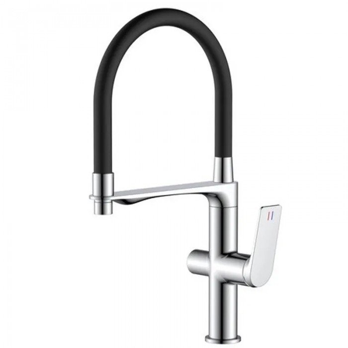 Смеситель для кухни Mixxus Premium DERBY 021 (NUT) REFL.BLACK с выходом для питьевой воды  (MI6600) Смеситель для кухни Mixxus Premium DERBY 021 (NUT) REFL.BLACK с выходом для питьевой воды  (MI6600)