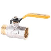 Кран шаровой Europroduct EP.211 - 3/4" FM ГШВ YELLOW, ручка "рычаг" желтая (EP2952)