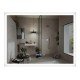 Зеркало Mixxus FLAT MR04-80x60 с Led Touch, Anti-fog, димером, регулятором яркости, часами (MI6928)