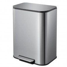 Мусорное ведро с плавным закрытием прямоугольное Mixxus Cubic-TC0105 SS Color 5л цвет нержавейка (M Мусорное ведро с плавным закрытием прямоугольное Mixxus Cubic-TC0105 SS Color 5л цвет нержавейка (M