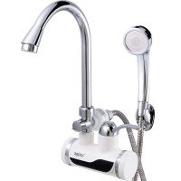 Проточний водонагрівач Zerix ELW08-EPW (з індик. темп. І УЗО) (ZX2751)