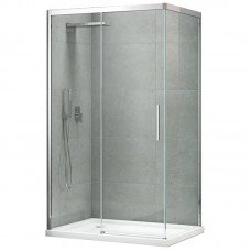 Боковая стенка для кабины Koer SR SW05-90x200-TR-01 прозрачное стекло Easy Clean 6мм, хром (KR5407) Боковая стенка для кабины Koer SR SW05-90x200-TR-01 прозрачное стекло Easy Clean 6мм, хром (KR5407)